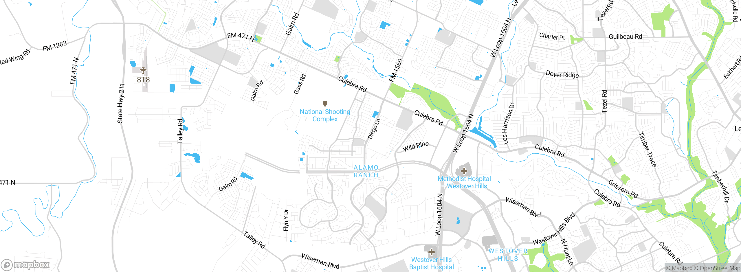 Map showing approximate location
