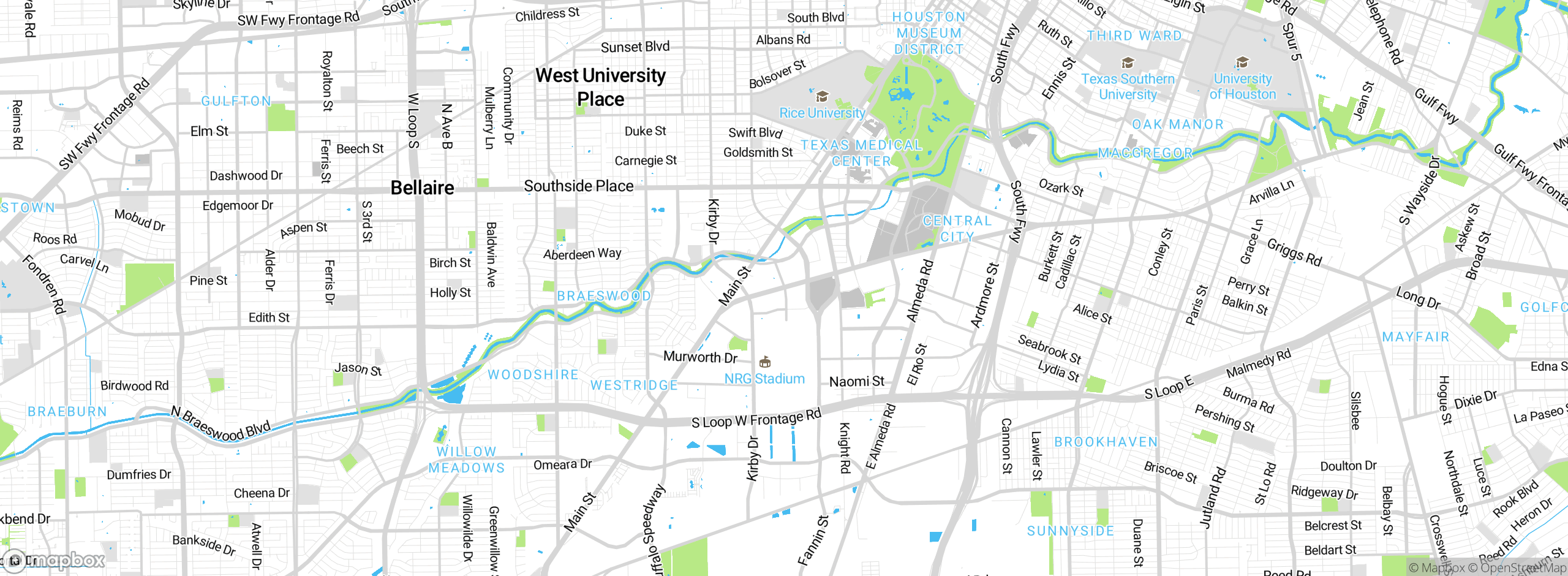 Map showing approximate location