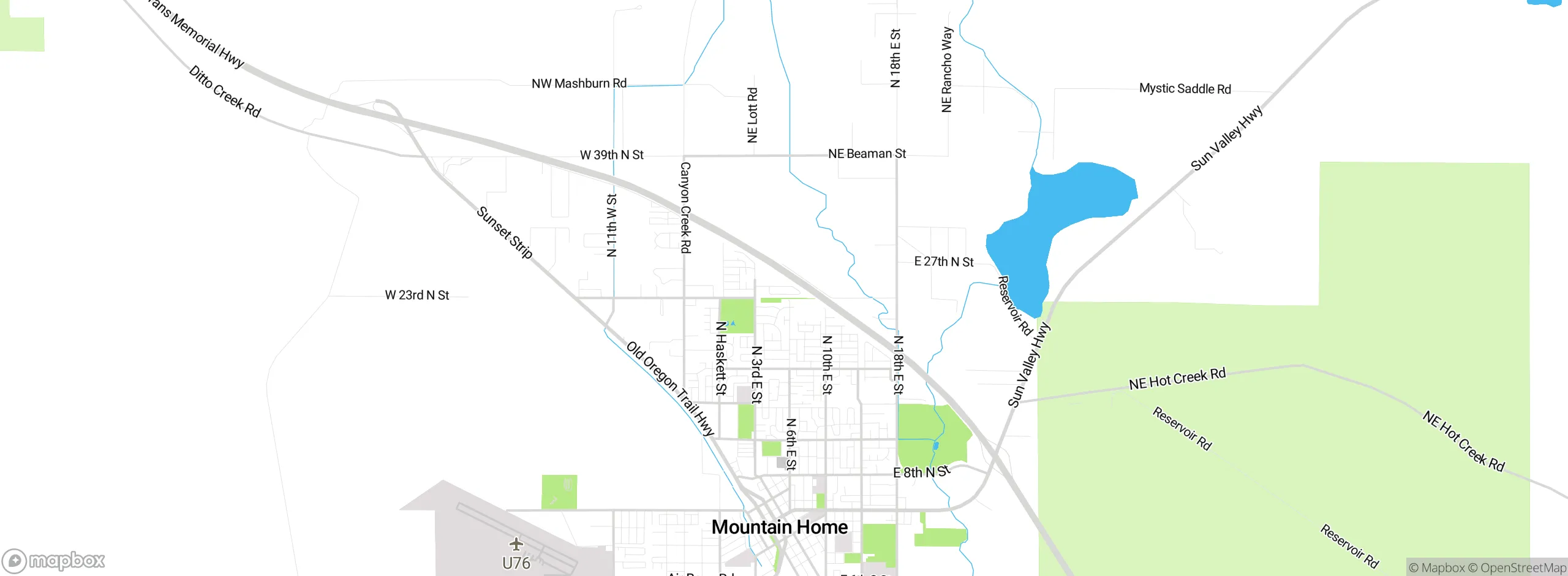 Map showing approximate location