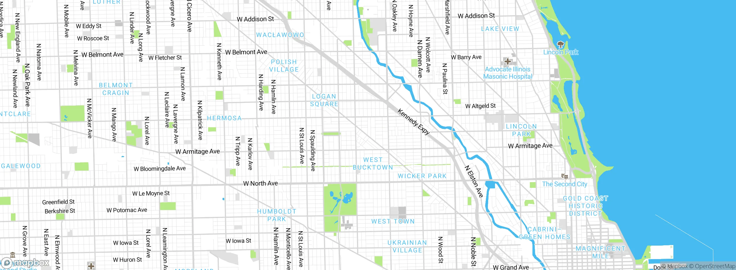 Map showing approximate location