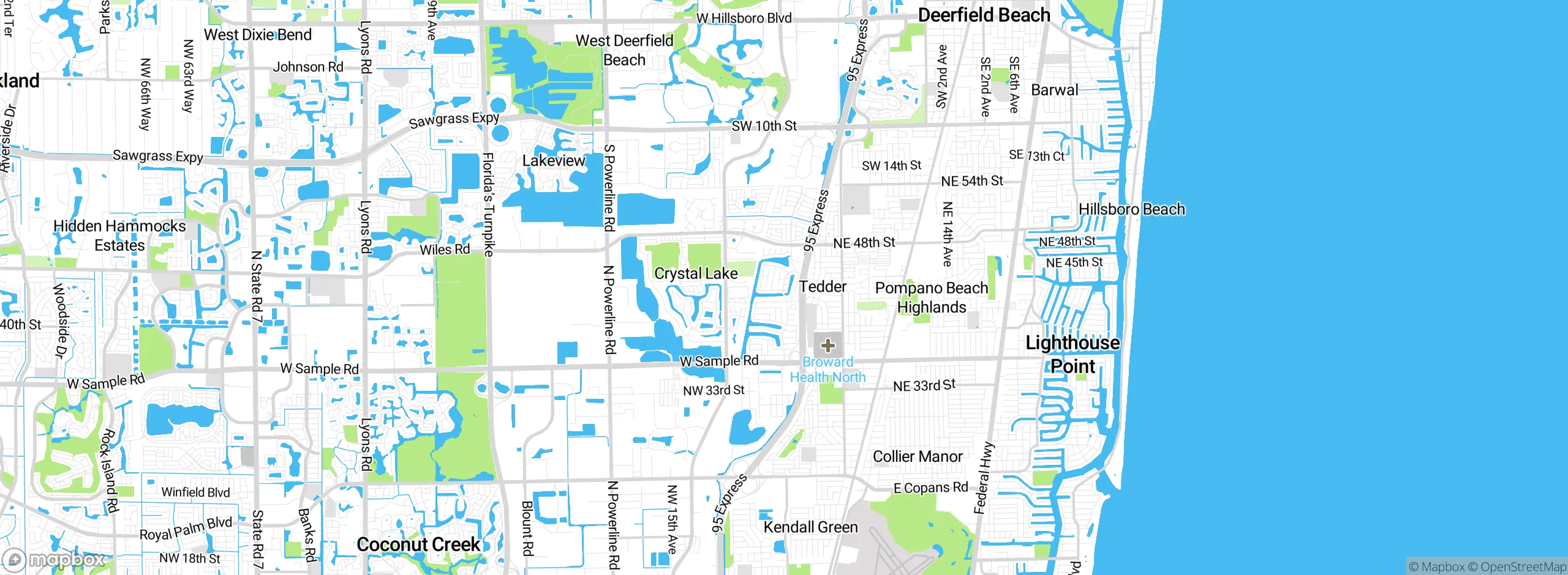 Map showing approximate location