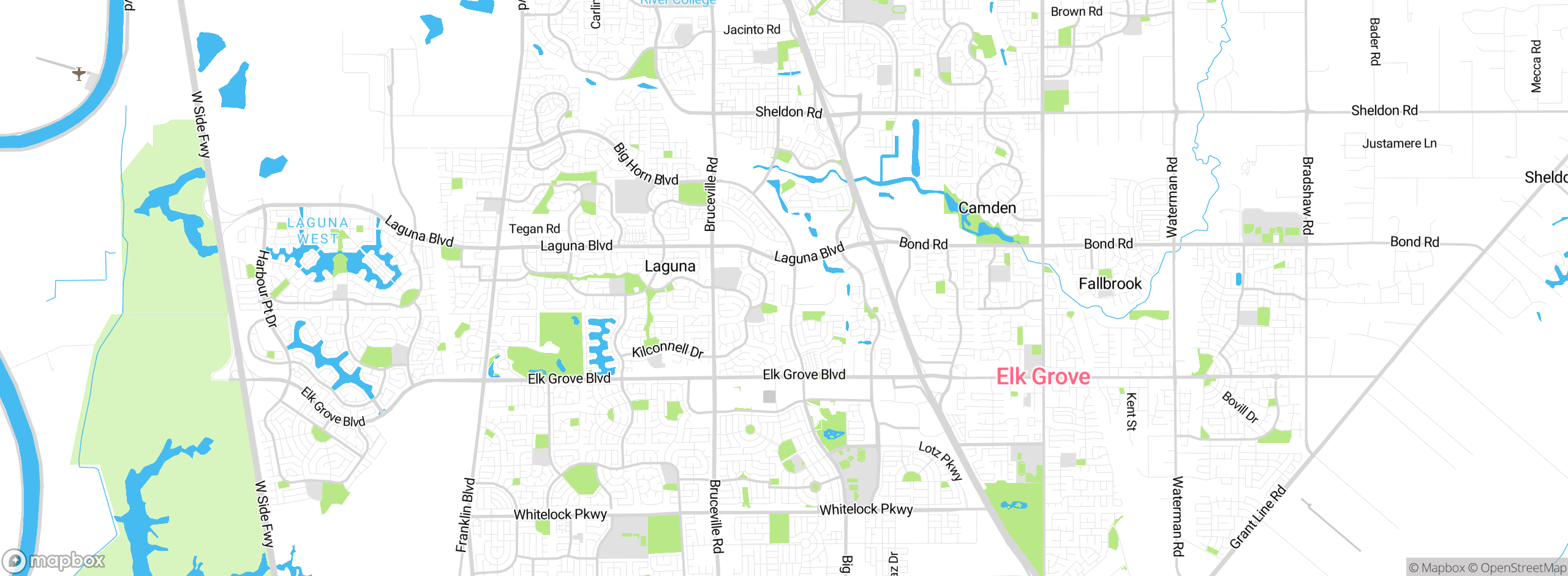Map showing approximate location