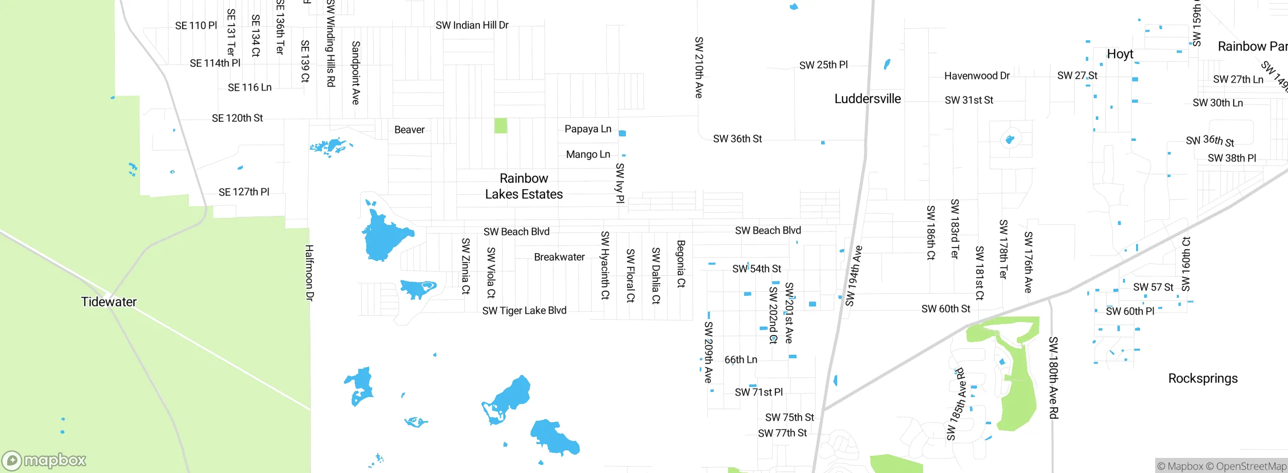 Map showing approximate location