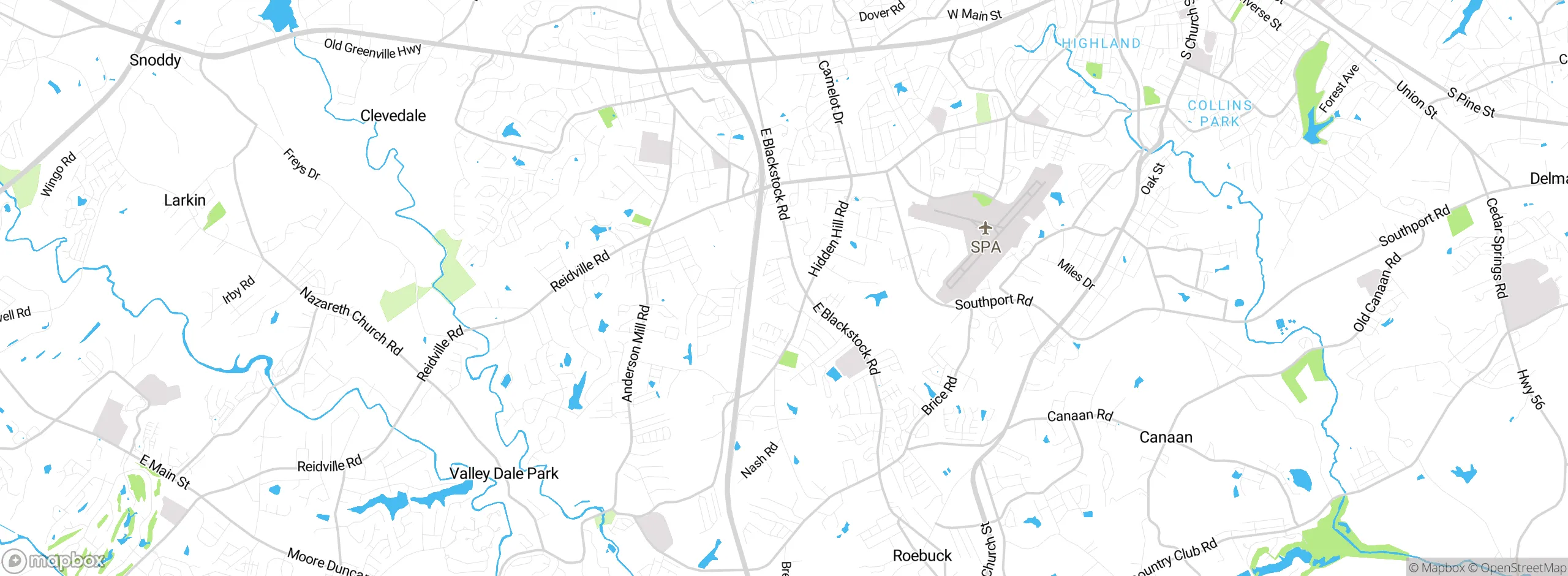 Map showing approximate location