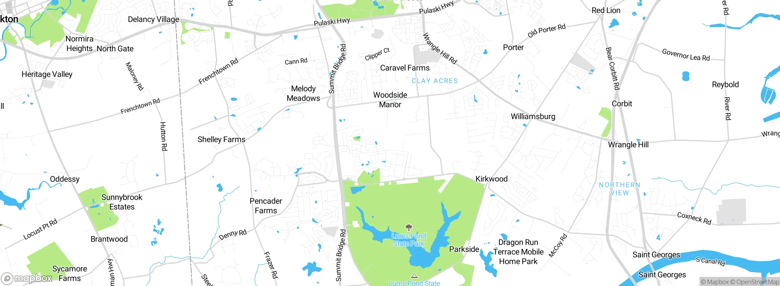 Map showing approximate location