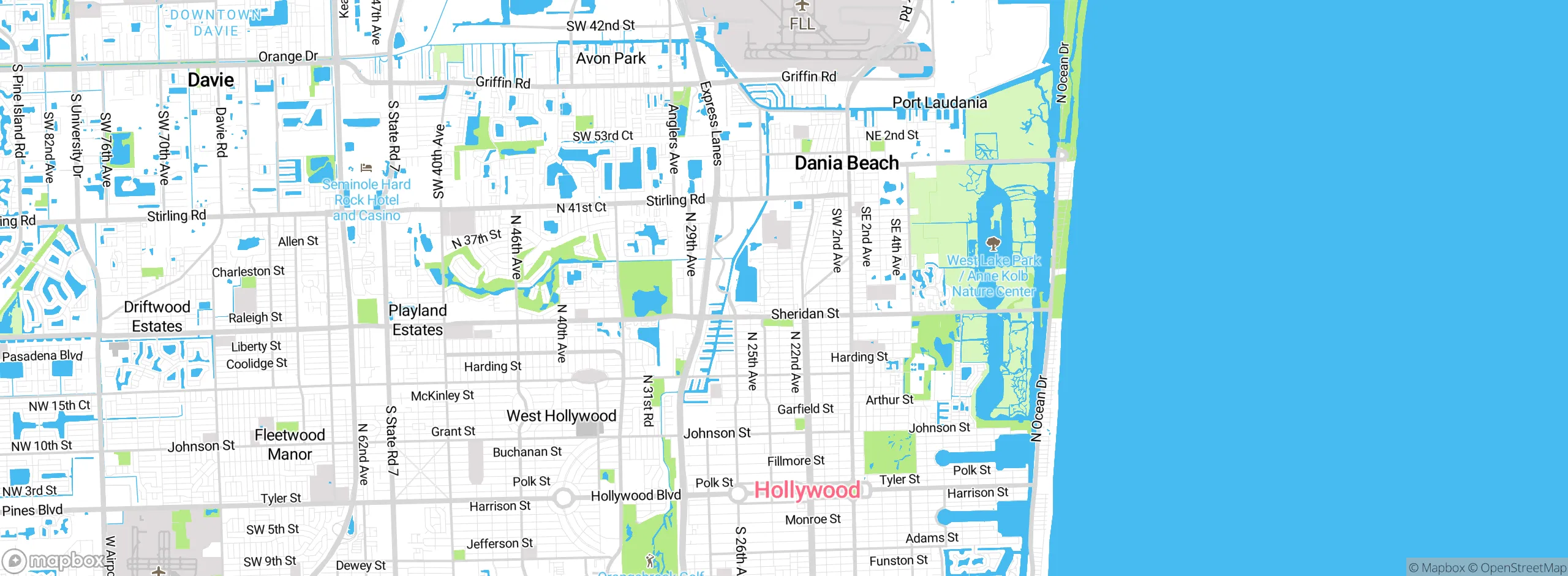 Map showing approximate location