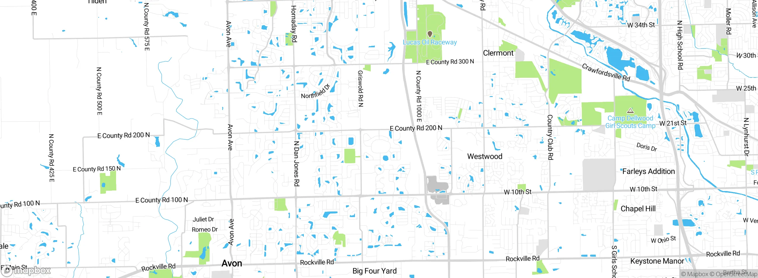Map showing approximate location