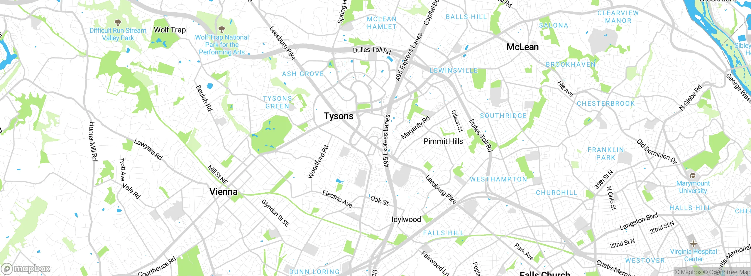 Map showing approximate location