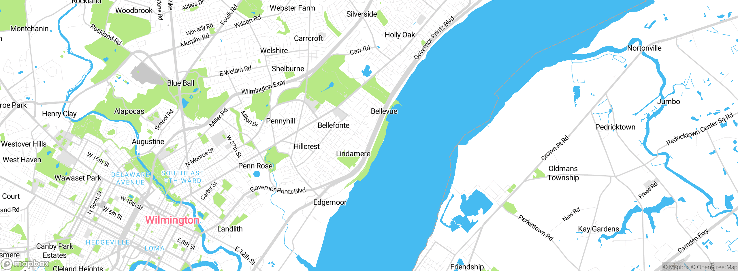 Map showing approximate location