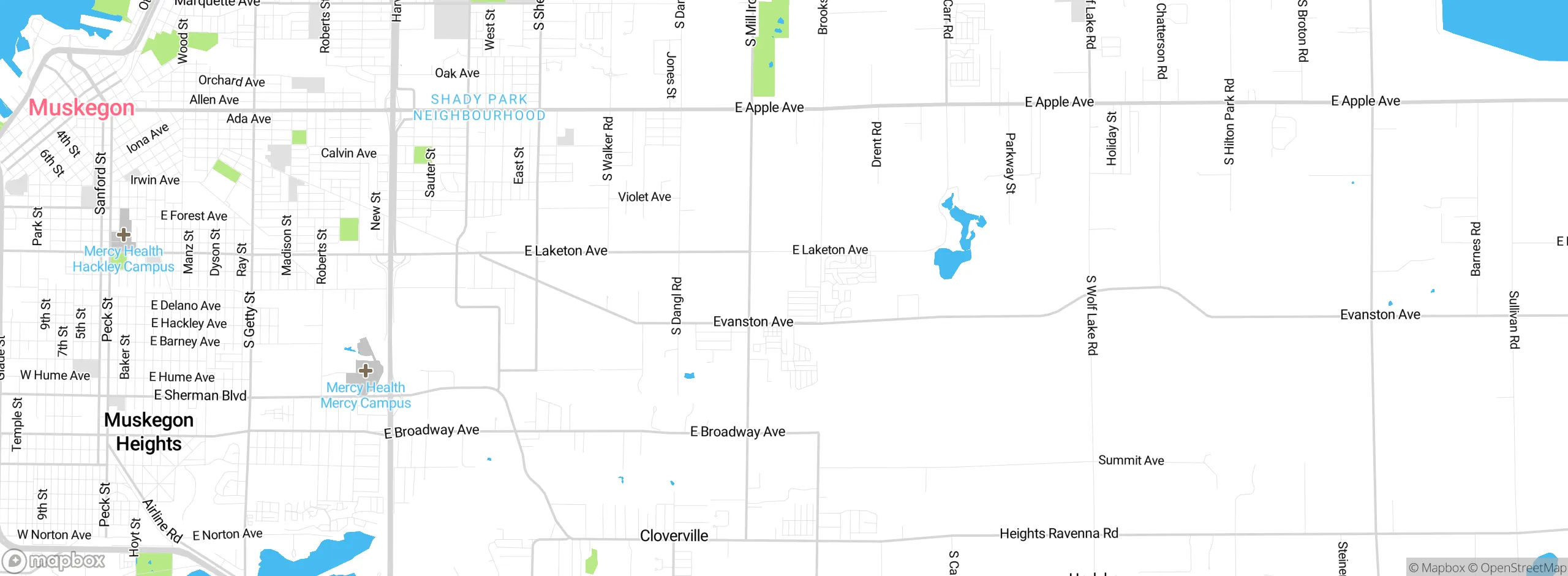 Map showing approximate location