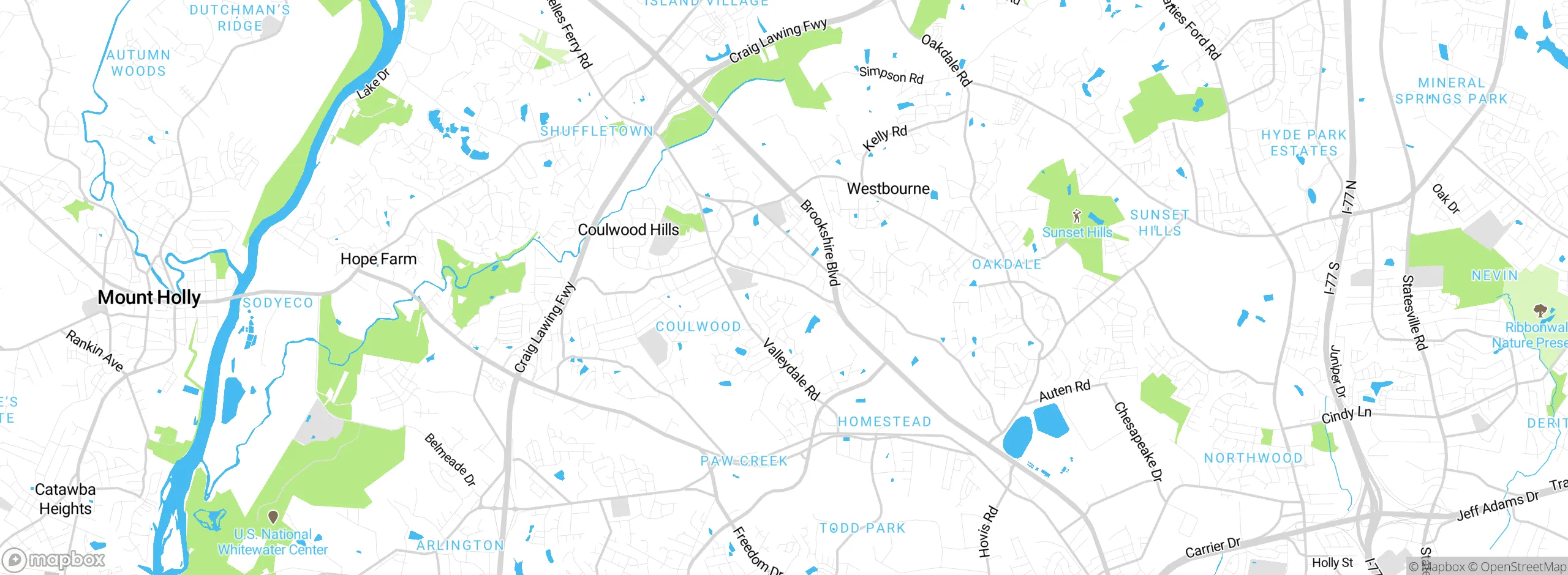 Map showing approximate location