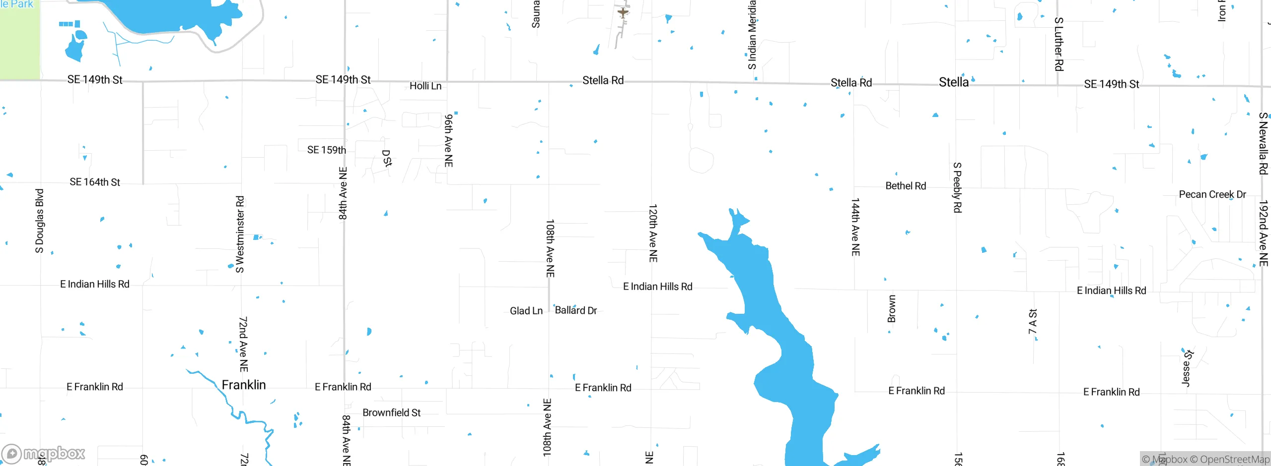 Map showing approximate location