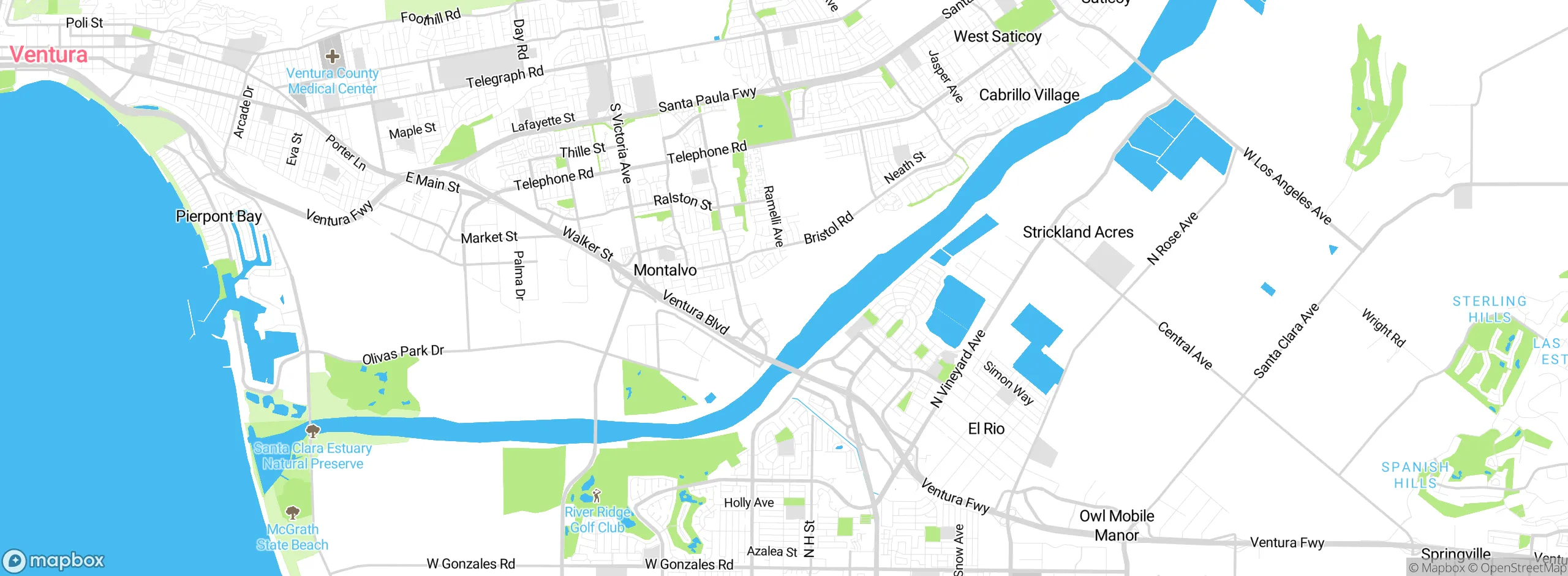 Map showing approximate location