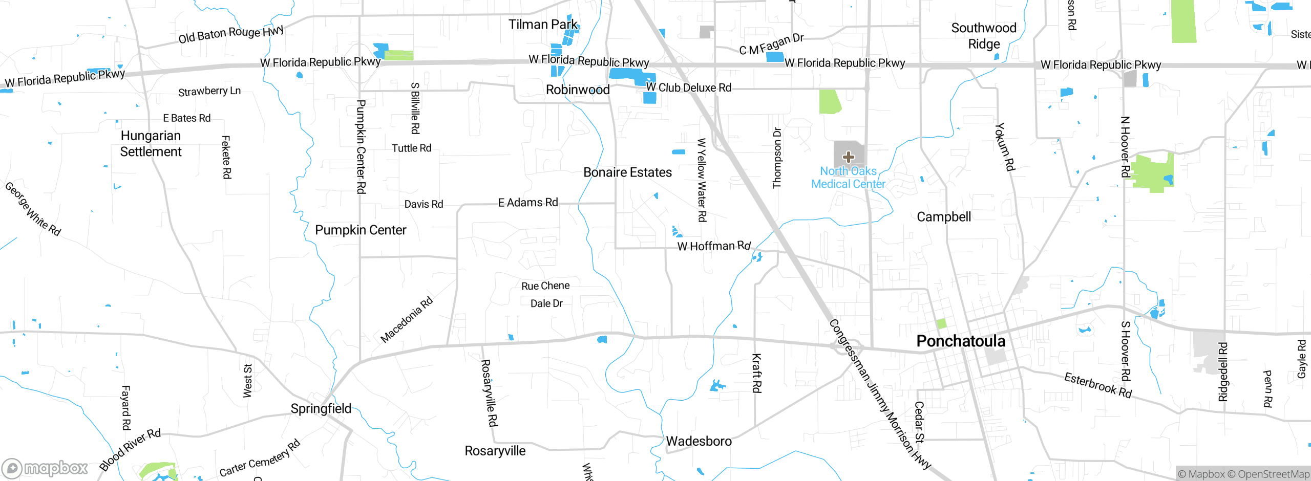 Map showing approximate location