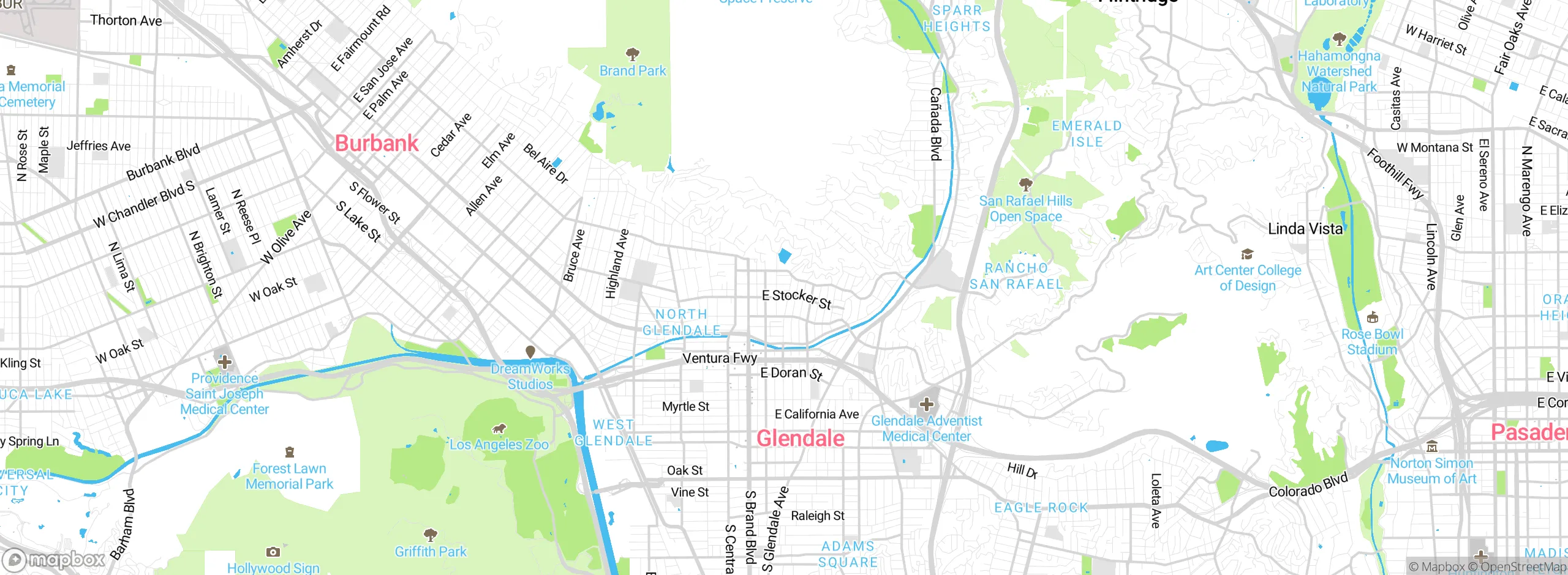 Map showing approximate location