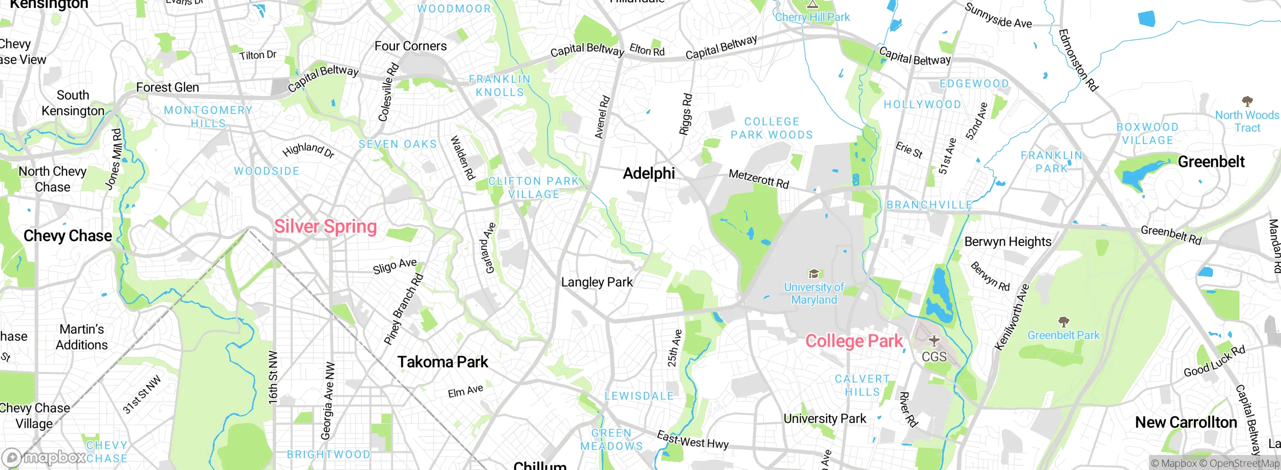Map showing approximate location