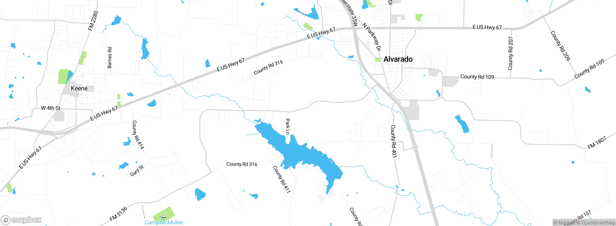 Map showing approximate location