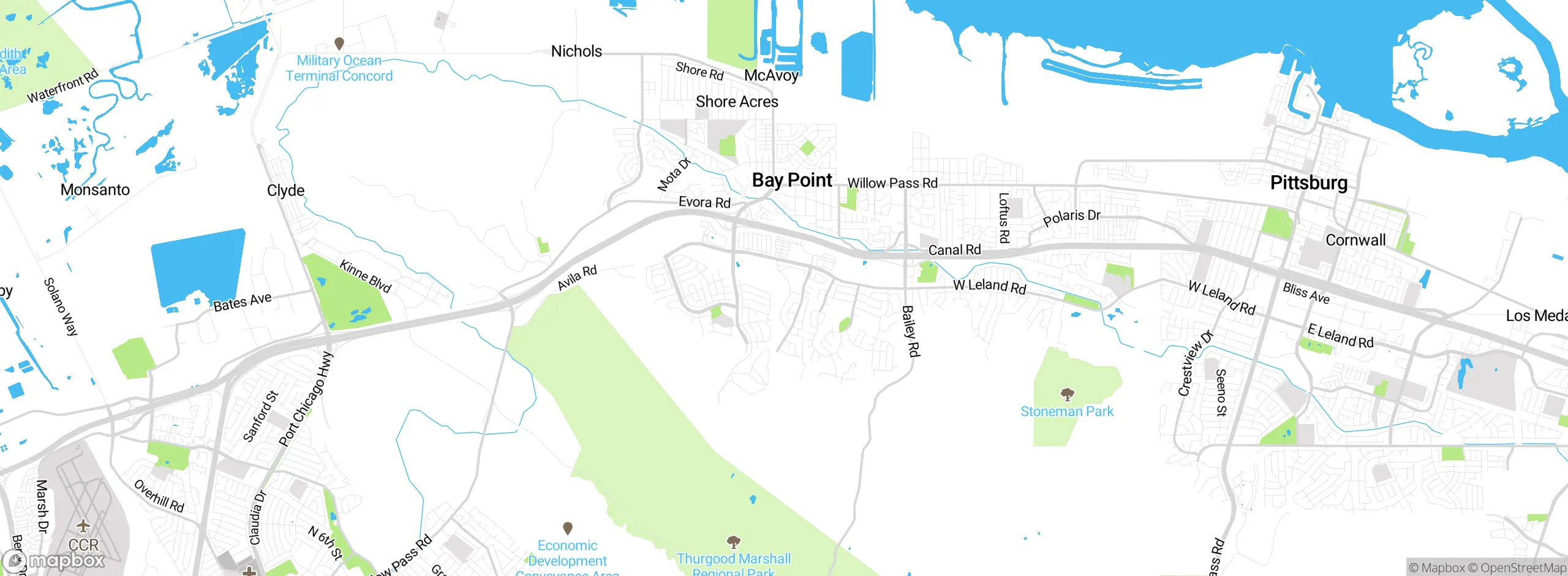 Map showing approximate location