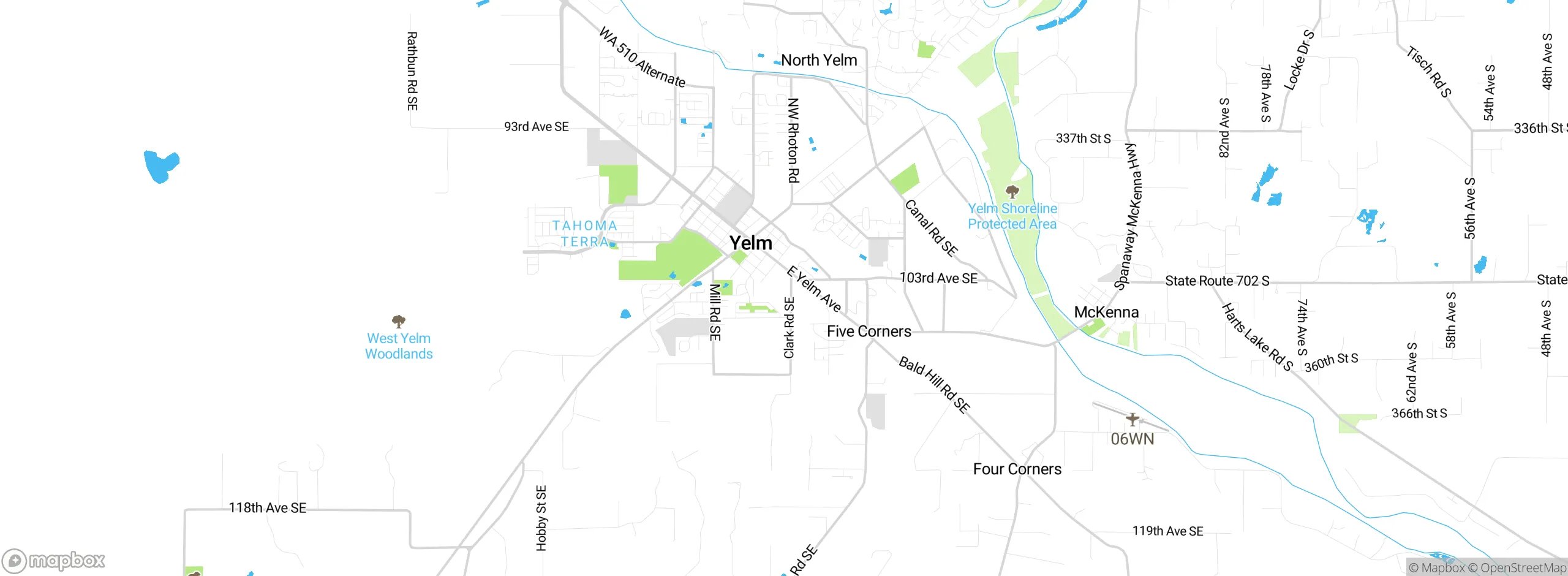 Map showing approximate location