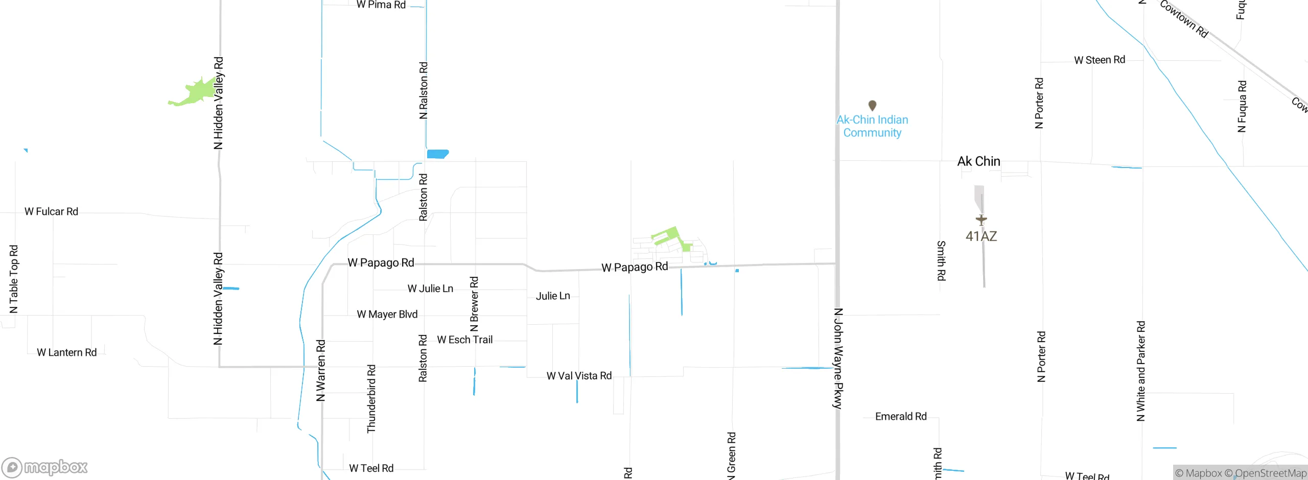 Map showing approximate location