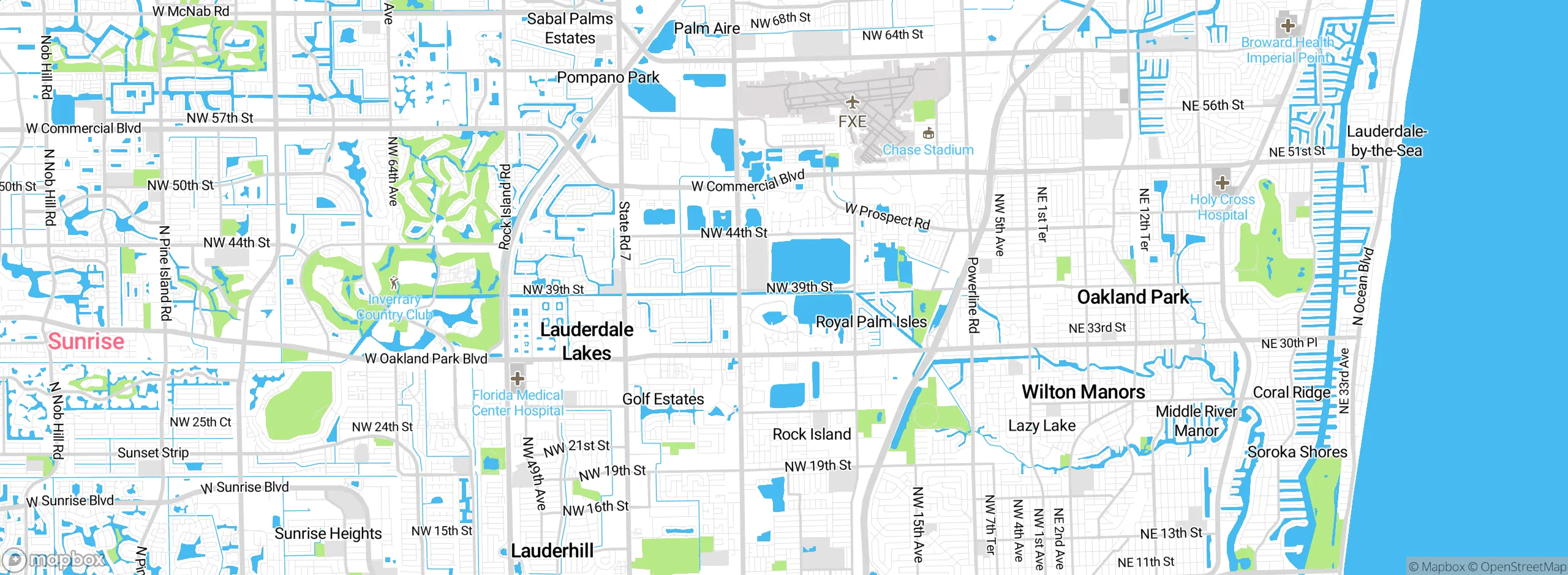 Map showing approximate location