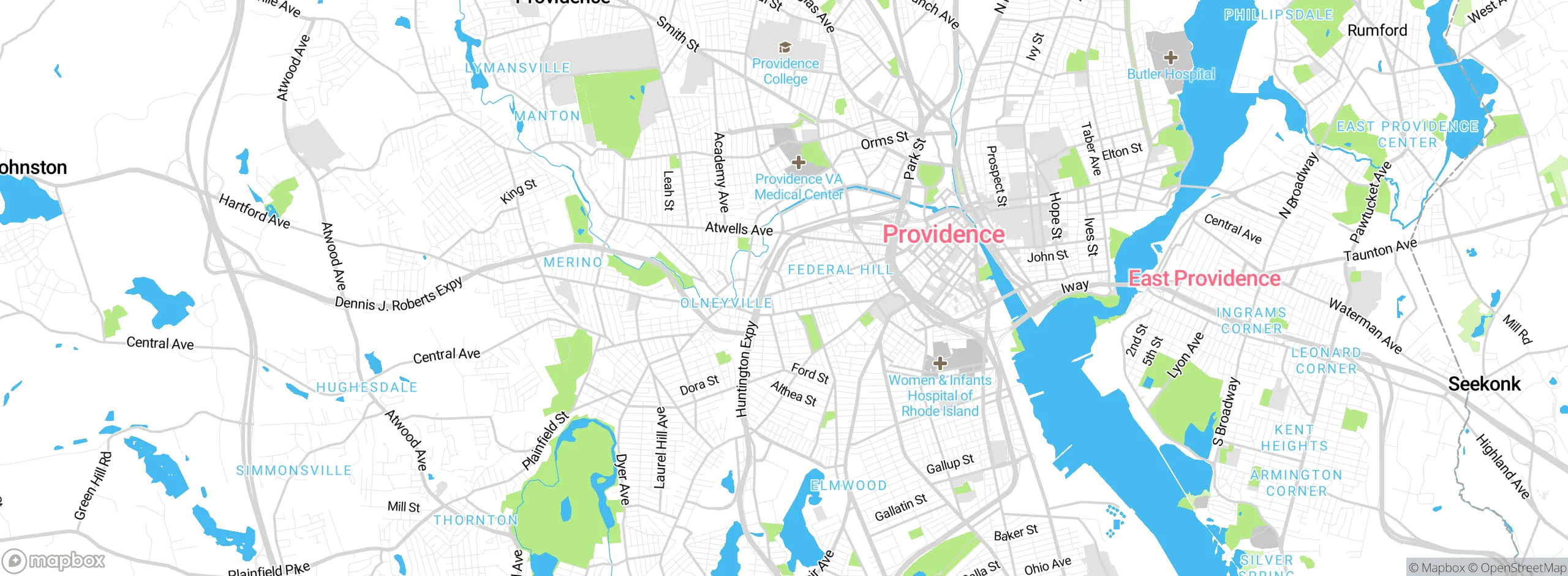 Map showing approximate location