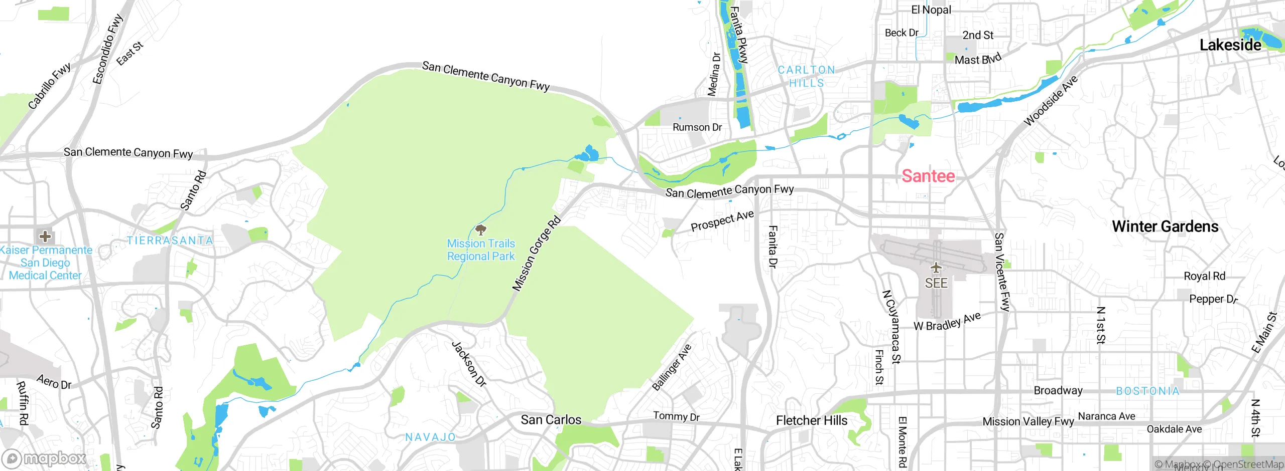 Map showing approximate location