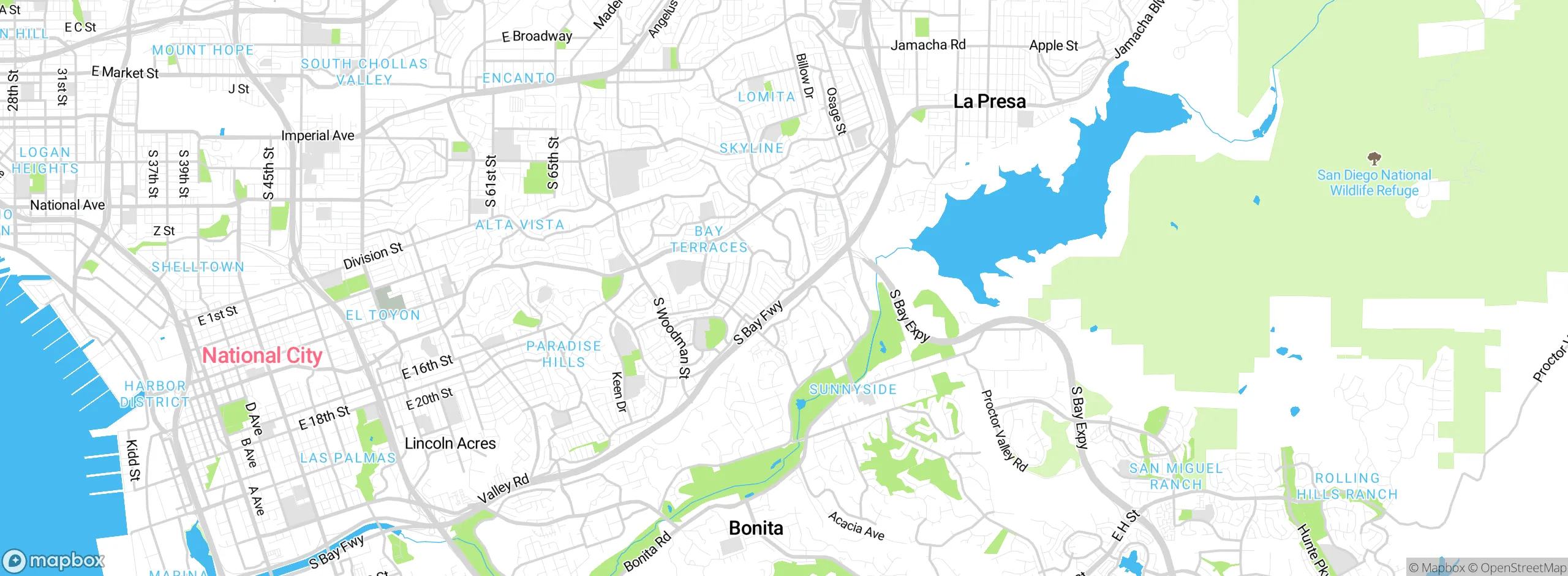 Map showing approximate location