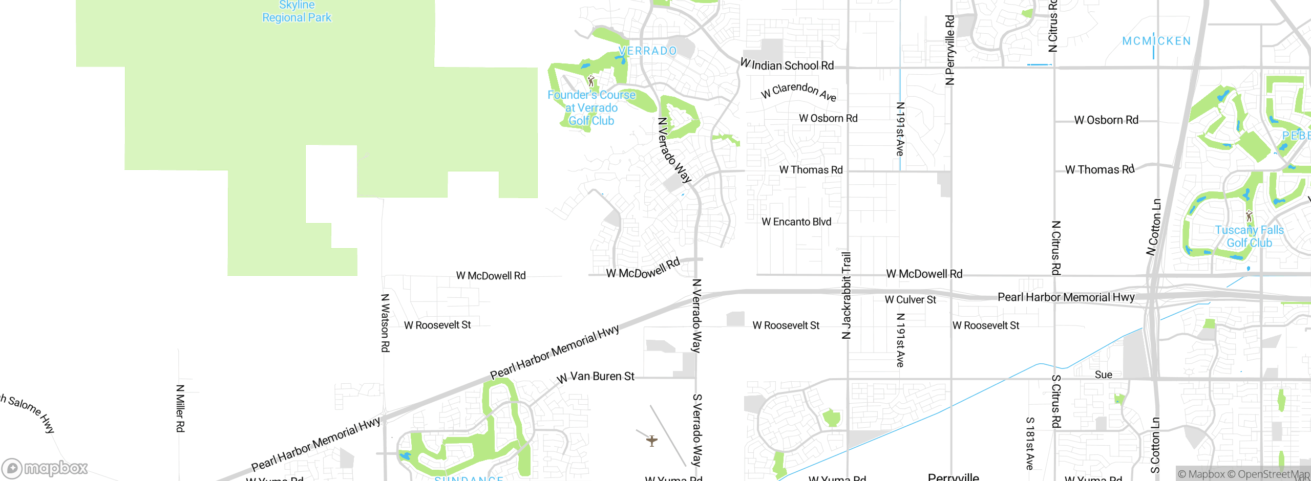 Map showing approximate location
