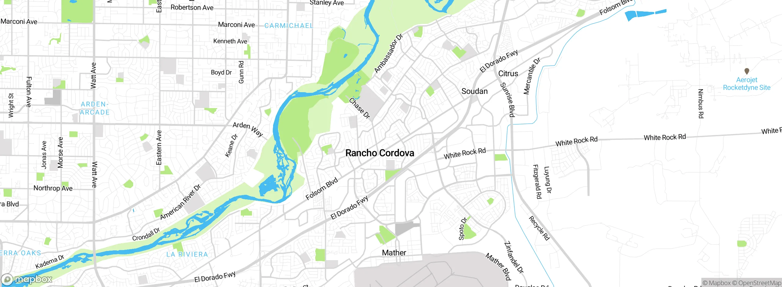 Map showing approximate location