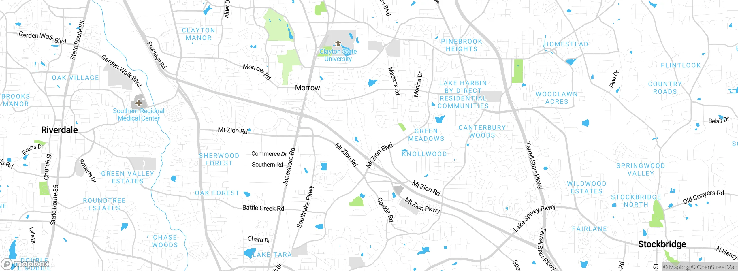 Map showing approximate location