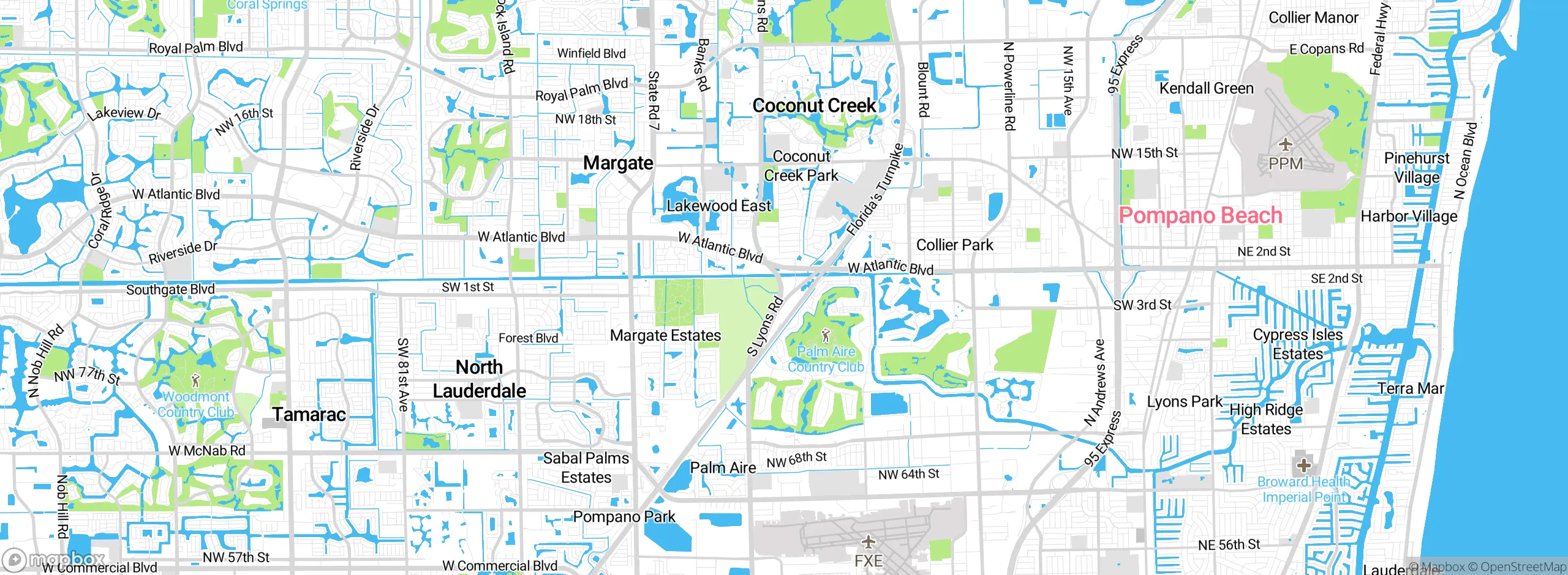 Map showing approximate location