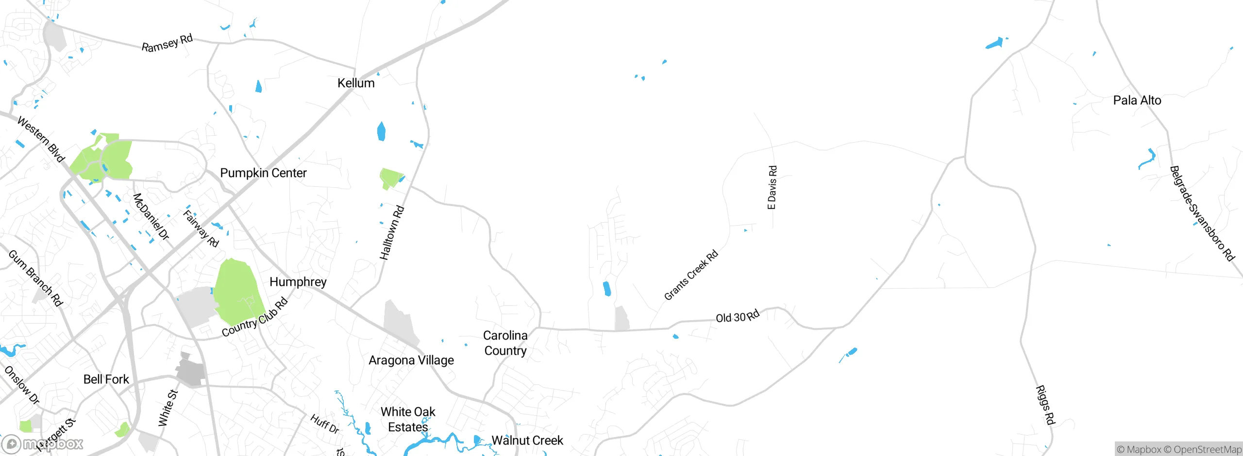 Map showing approximate location