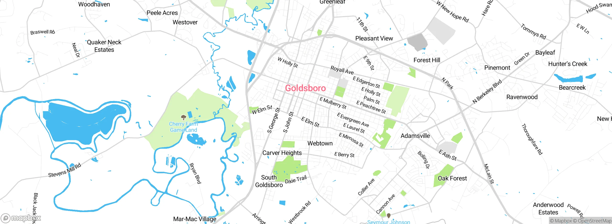 Map showing approximate location