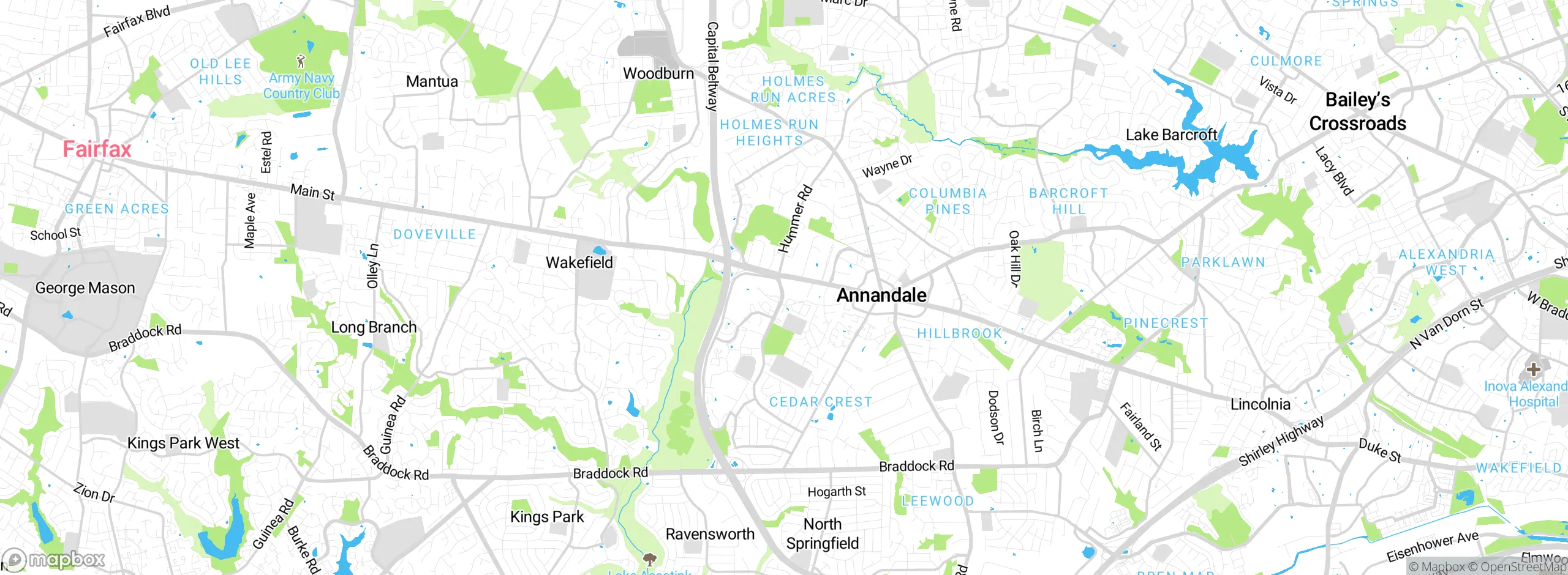 Map showing approximate location