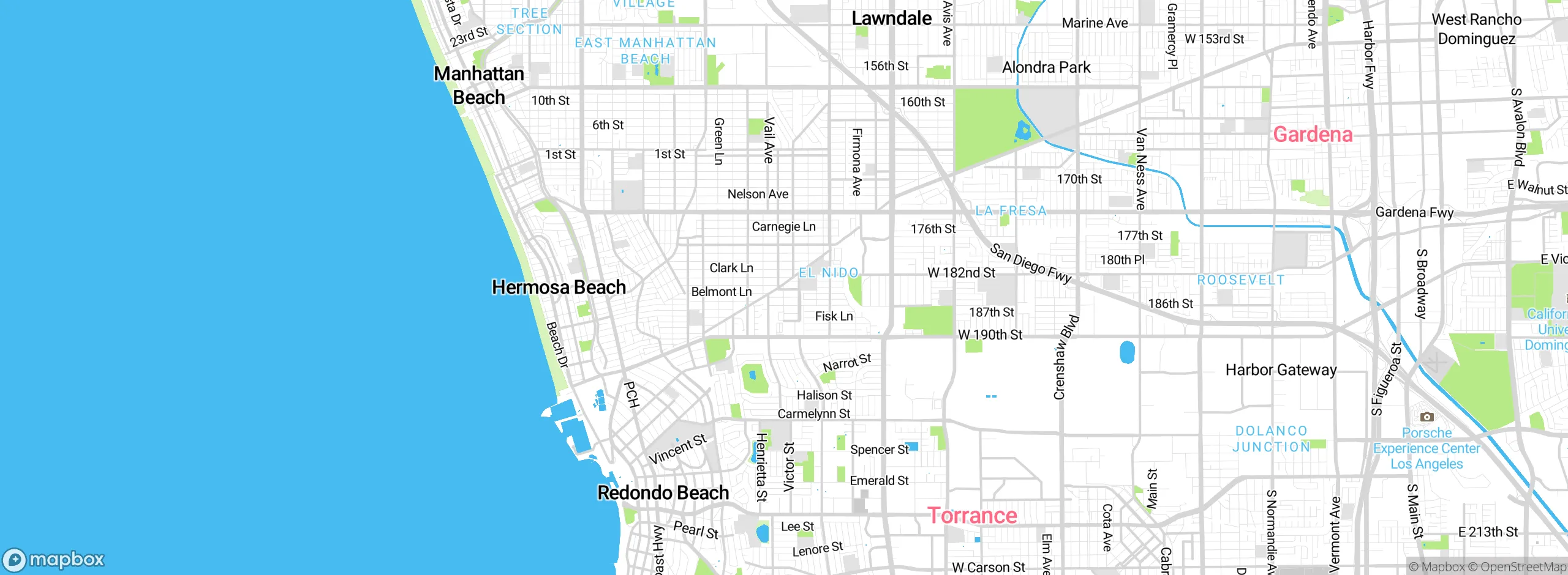 Map showing approximate location