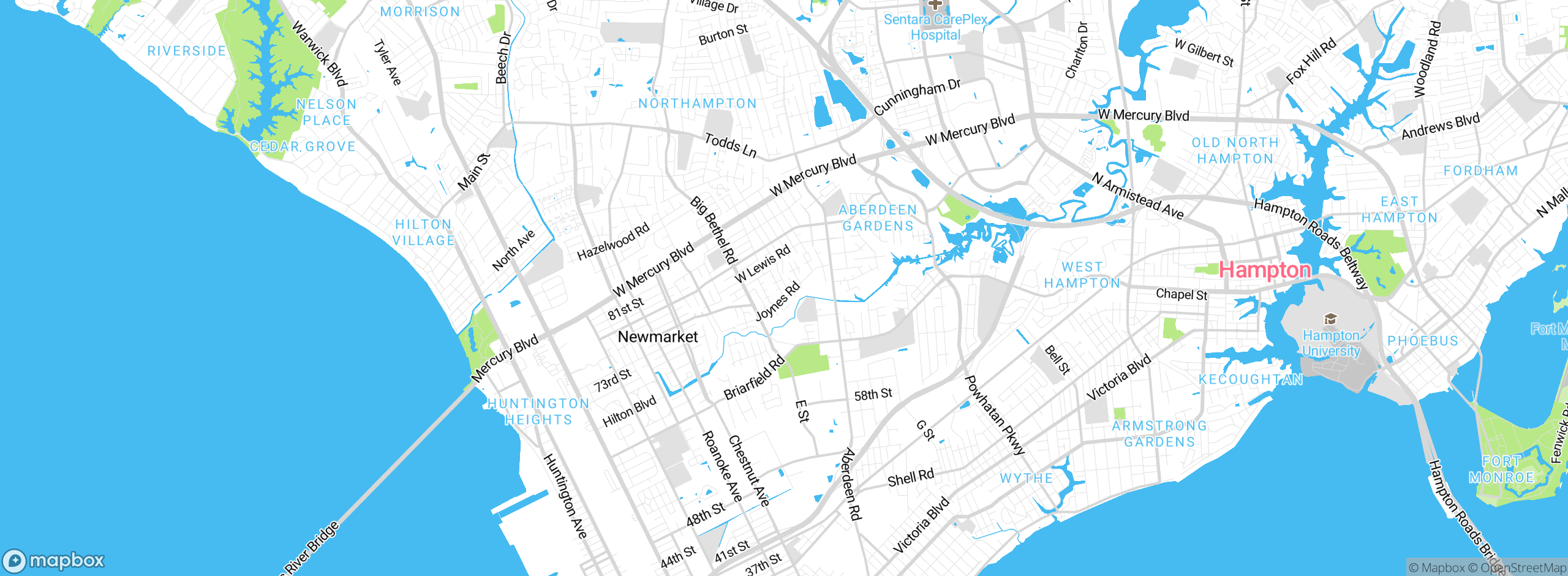 Map showing approximate location