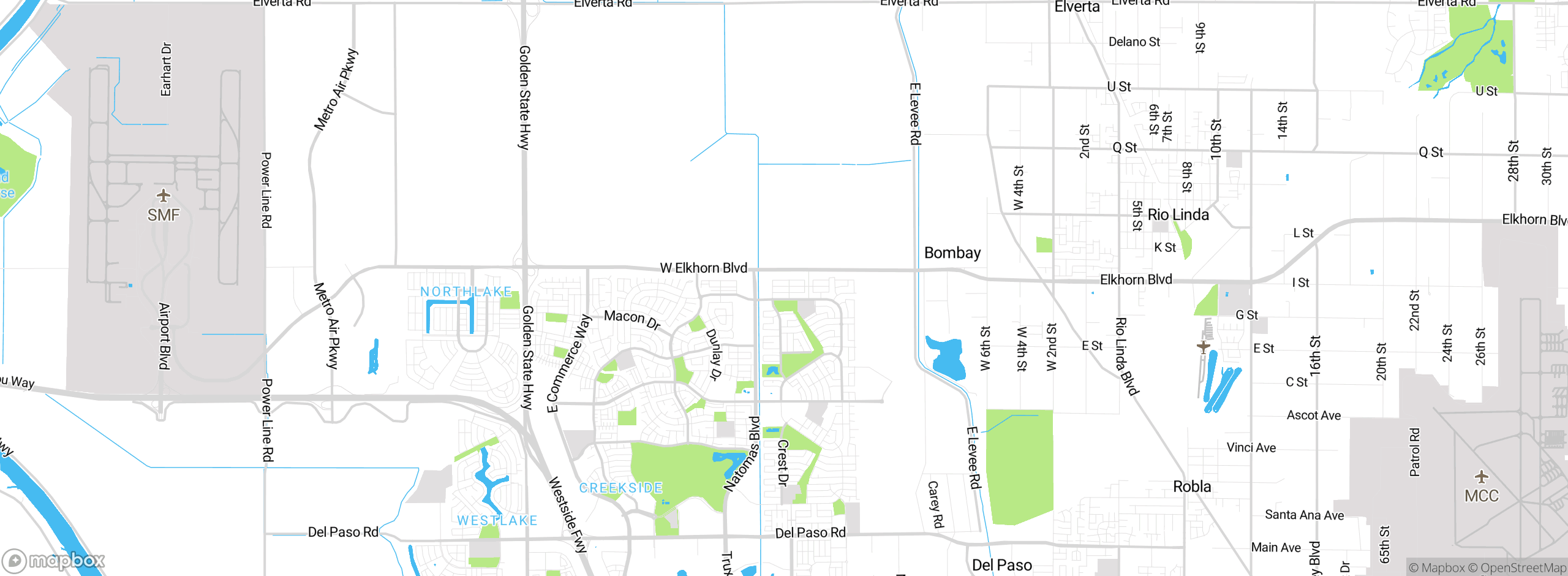 Map showing approximate location