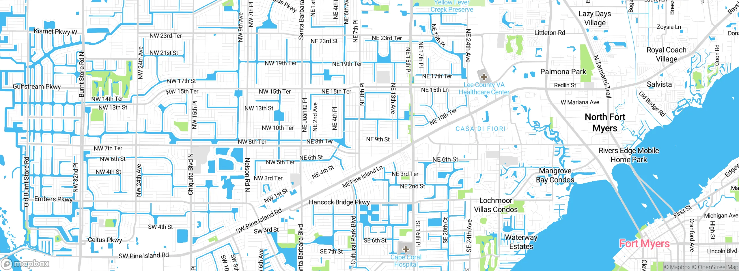Map showing approximate location