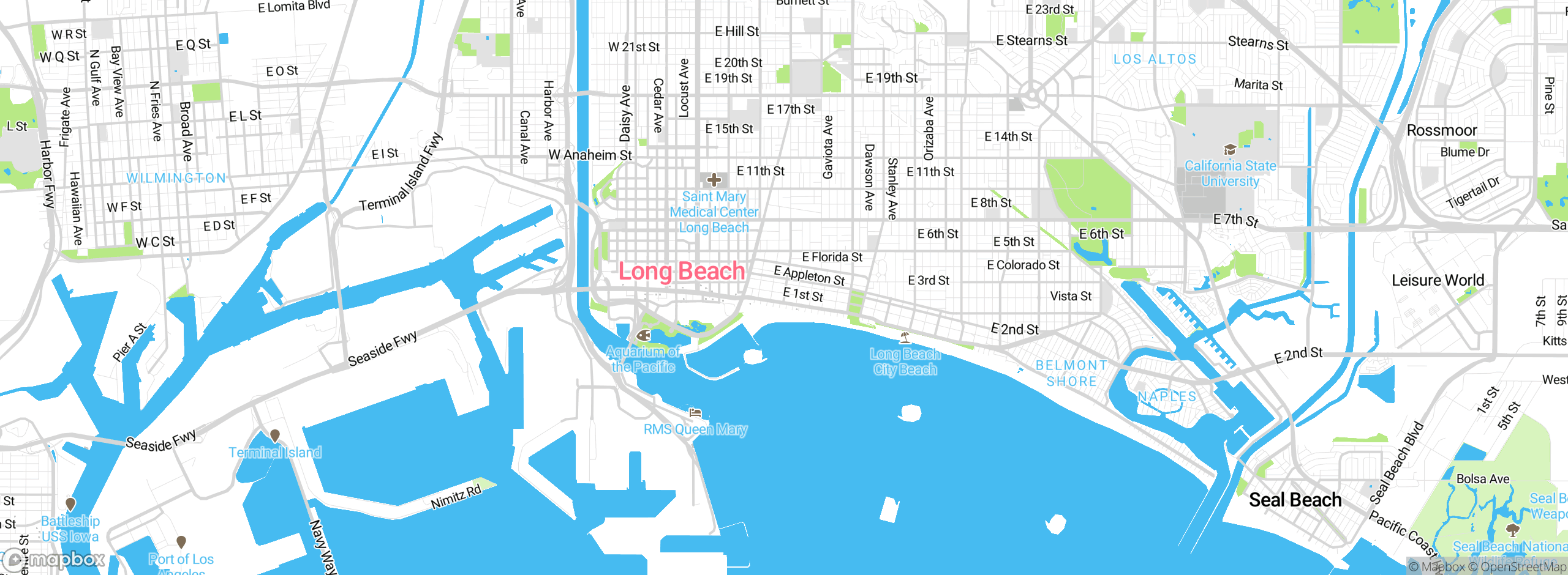 Map showing approximate location