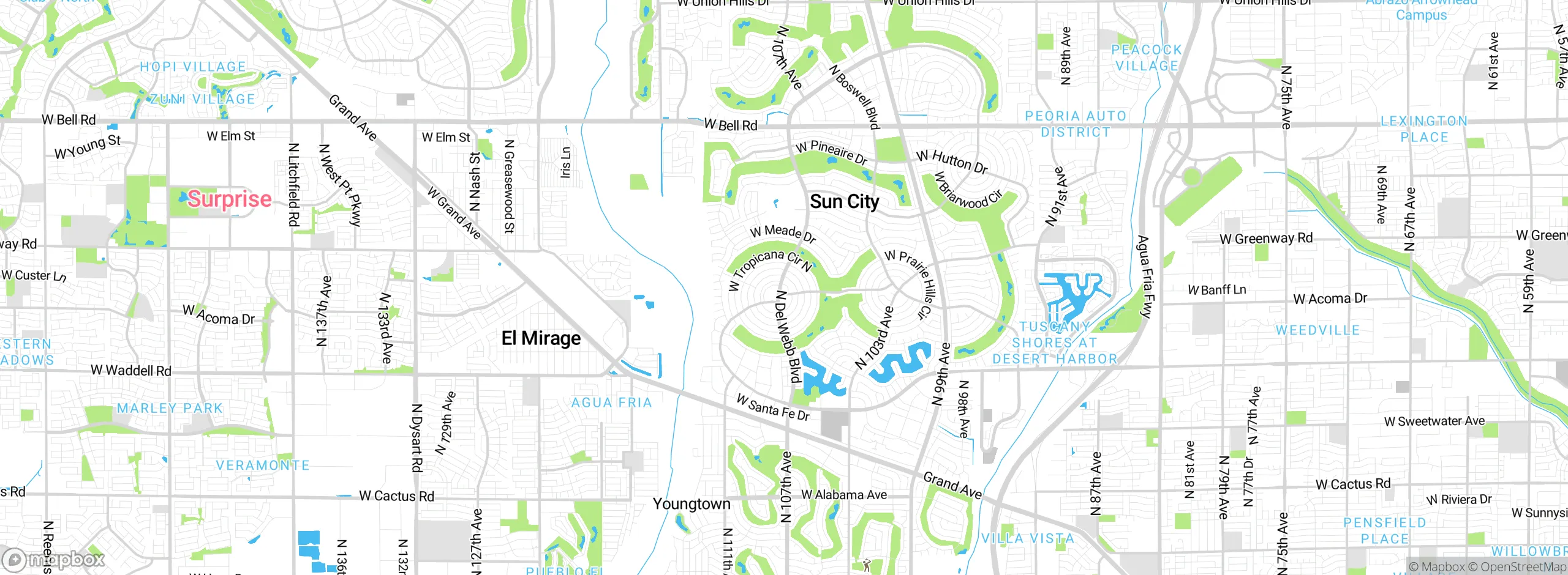 Map showing approximate location
