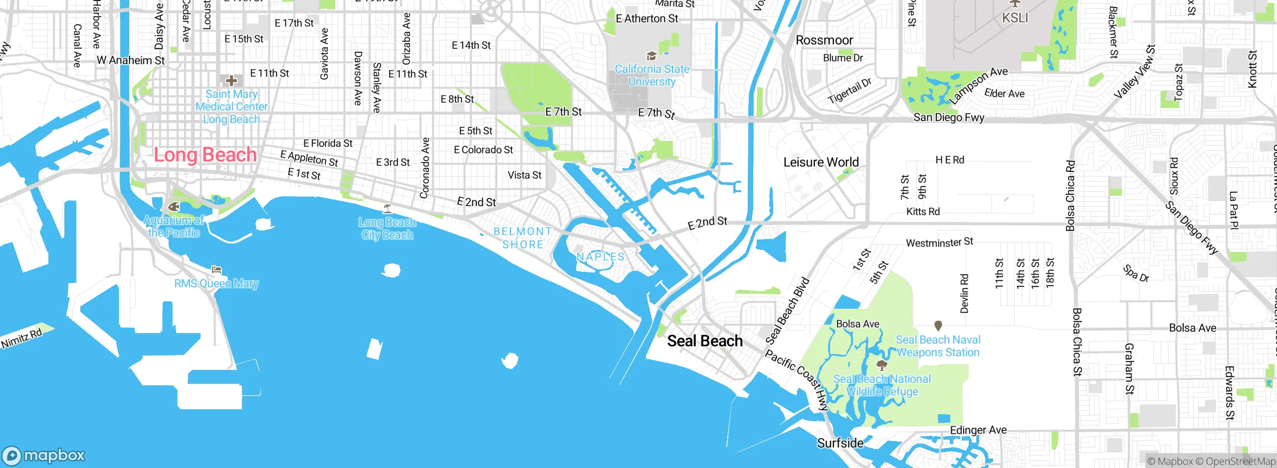 Map showing approximate location