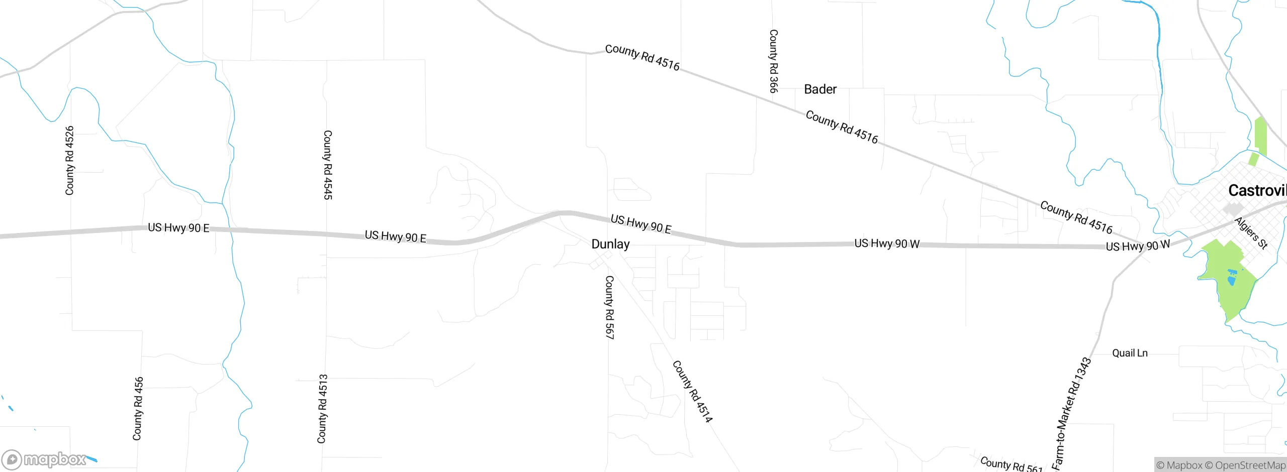 Map showing approximate location