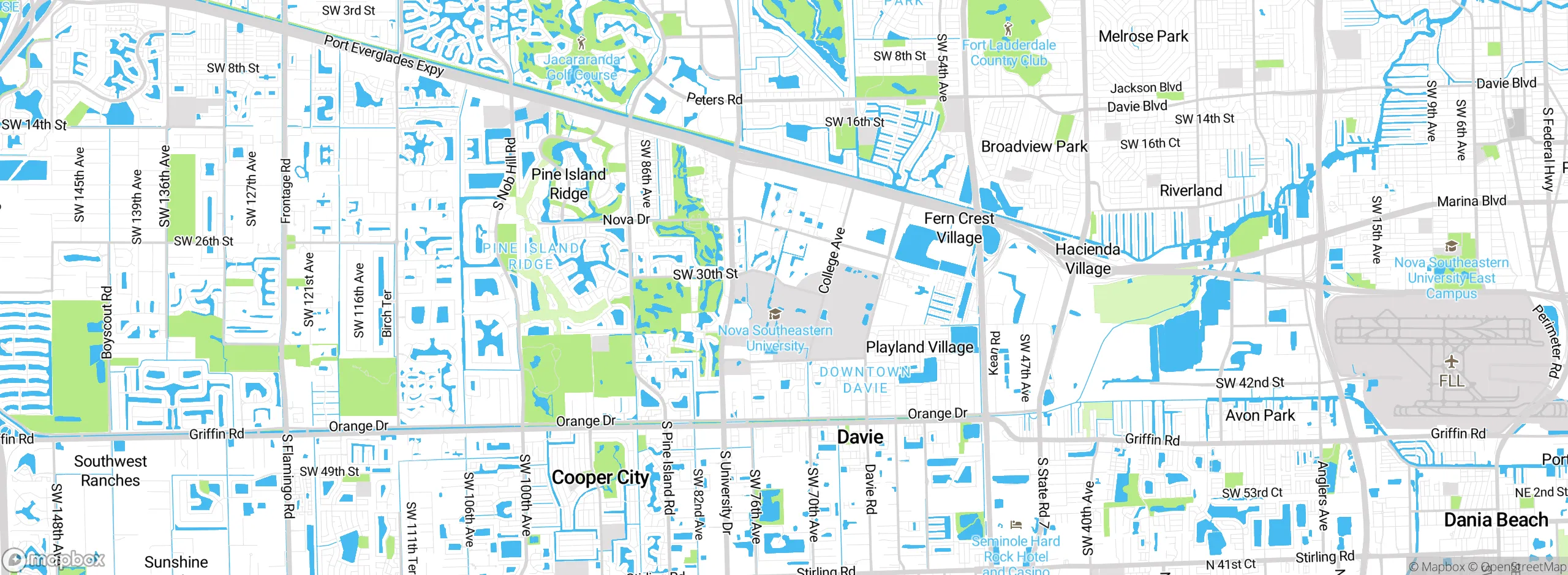 Map showing approximate location