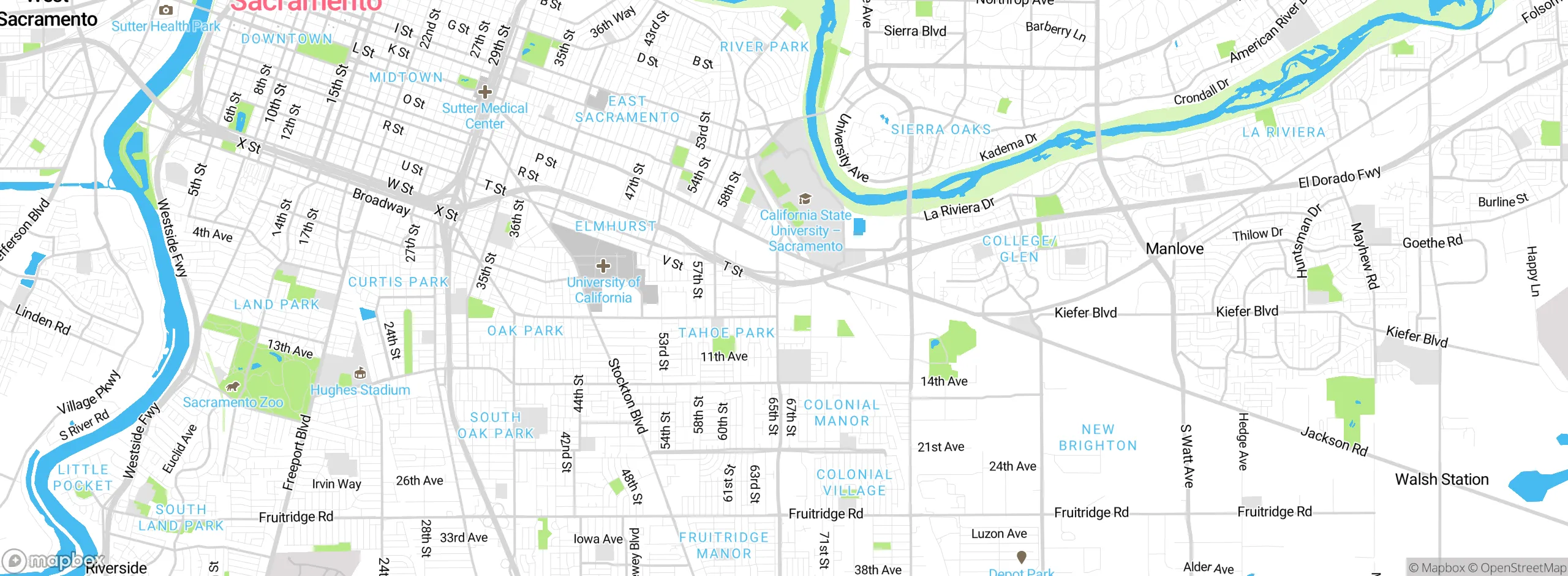 Map showing approximate location