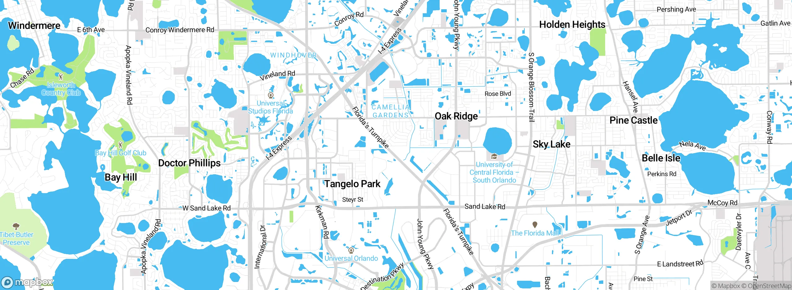 Map showing approximate location