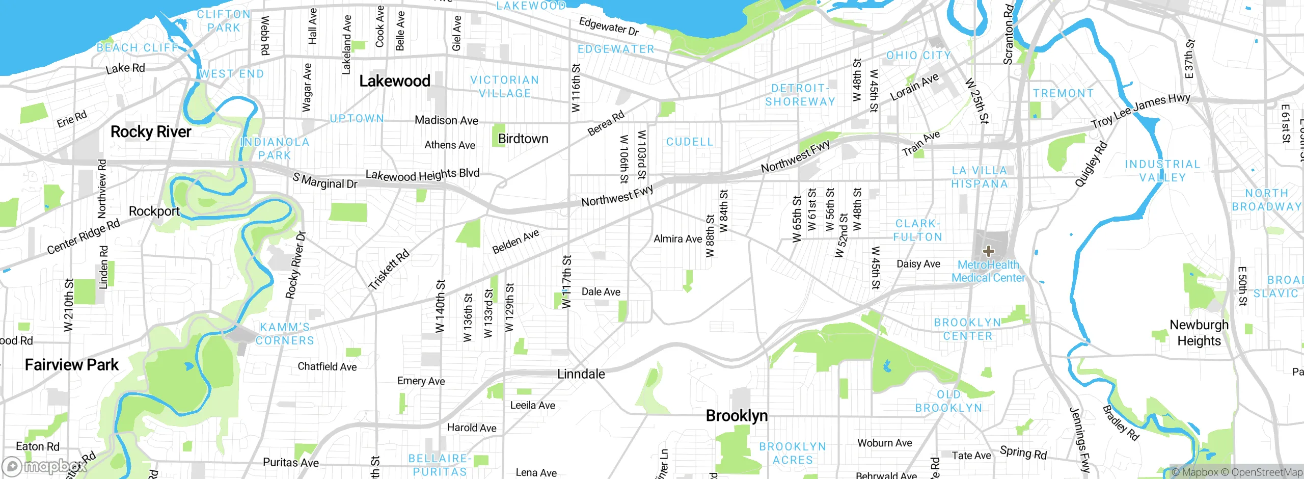 Map showing approximate location