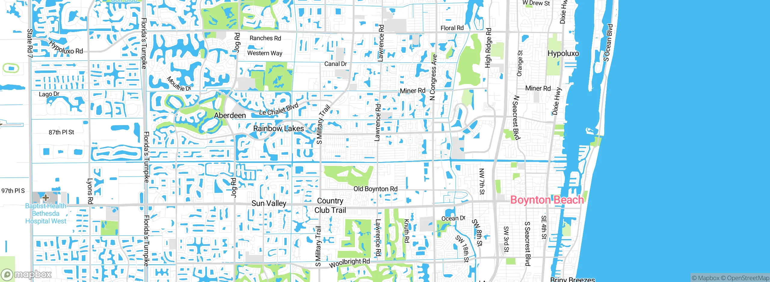 Map showing approximate location