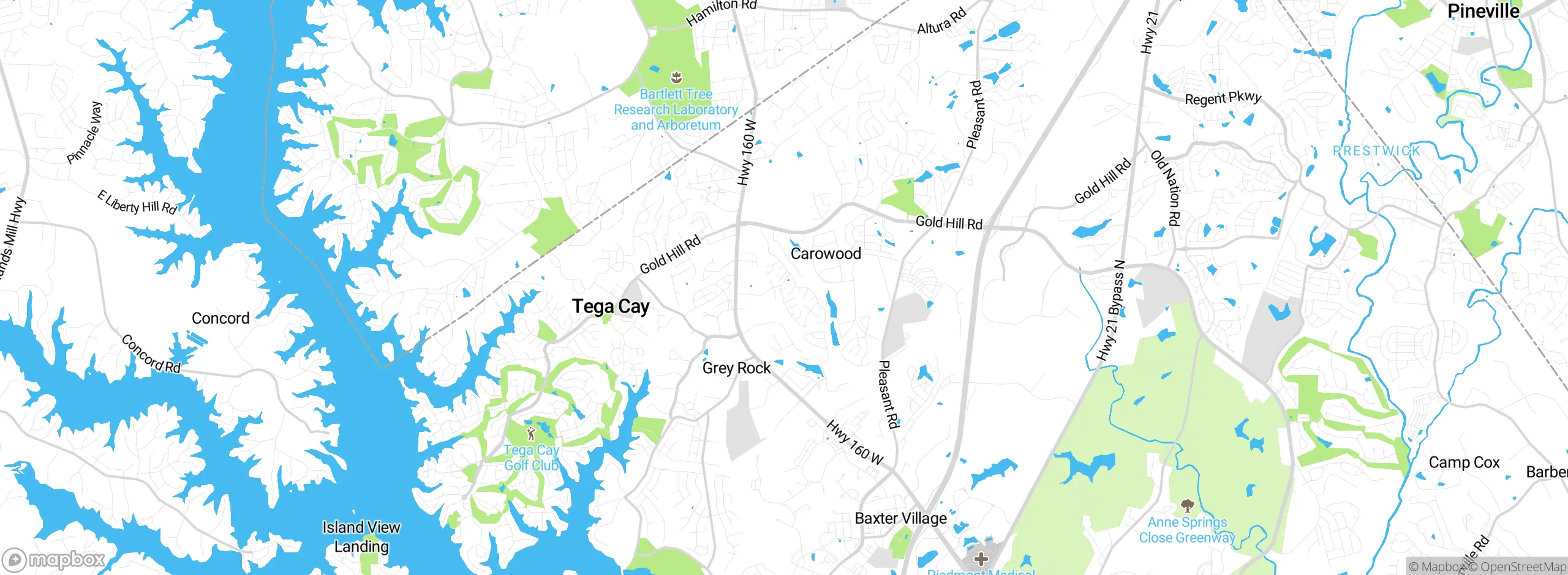 Map showing approximate location