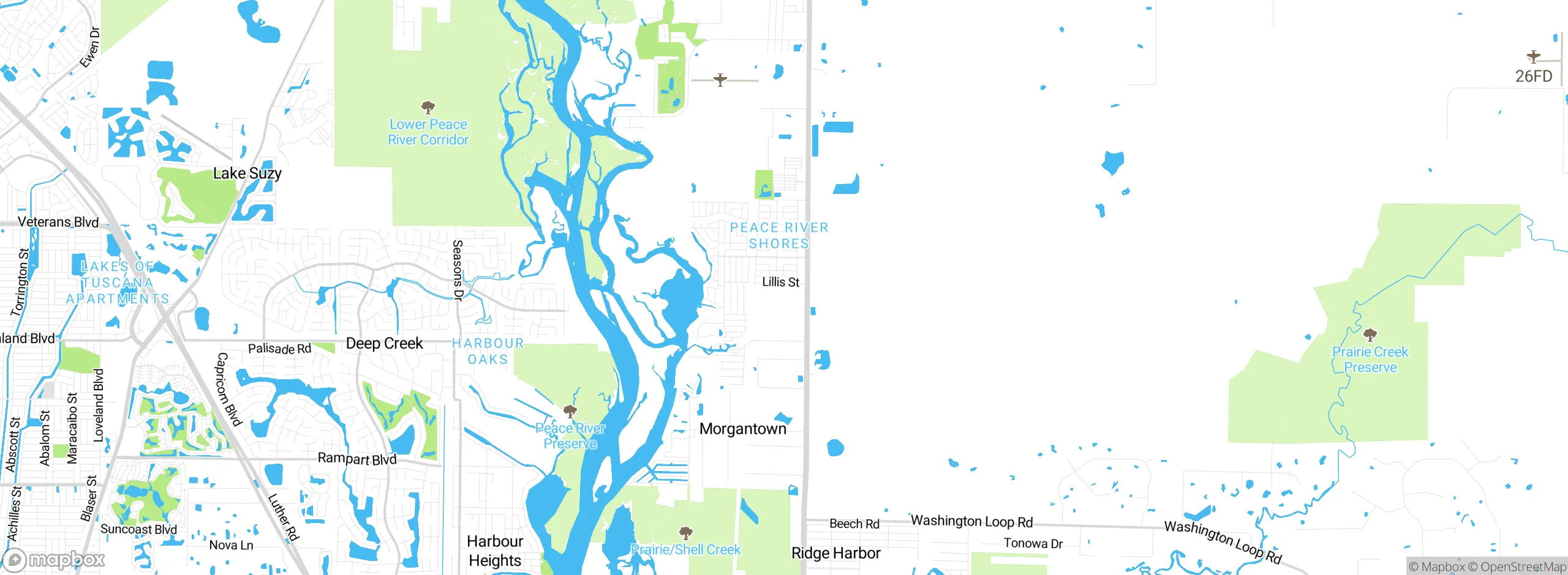 Map showing approximate location